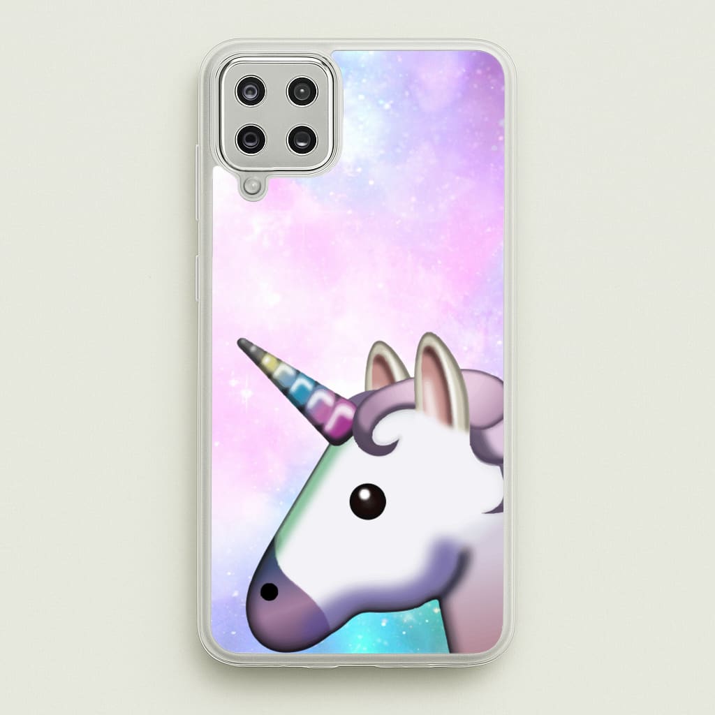 Galaxy Unicorn Pattern - Tumblr - Phone Case for Galaxy A12