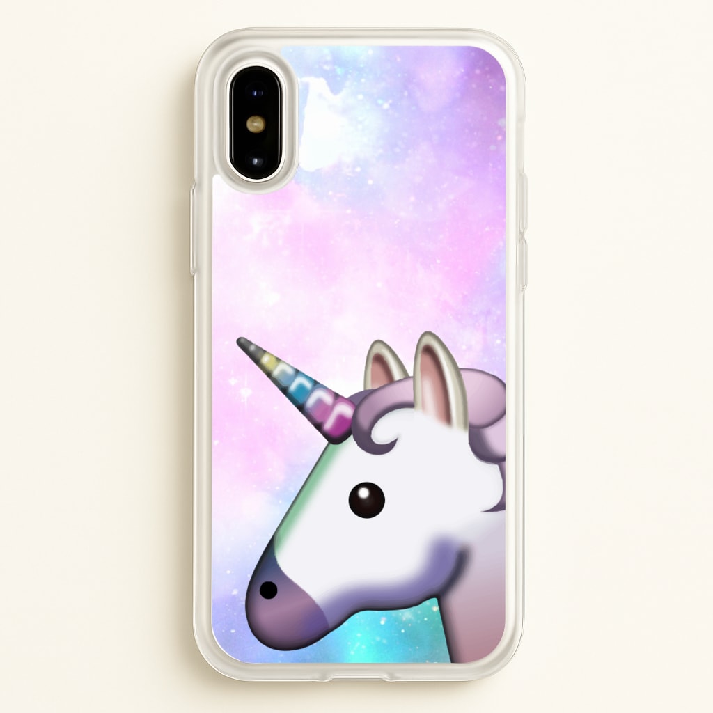 Galaxy Unicorn Pattern - Tumblr - Phone Case for iPhone X / XS