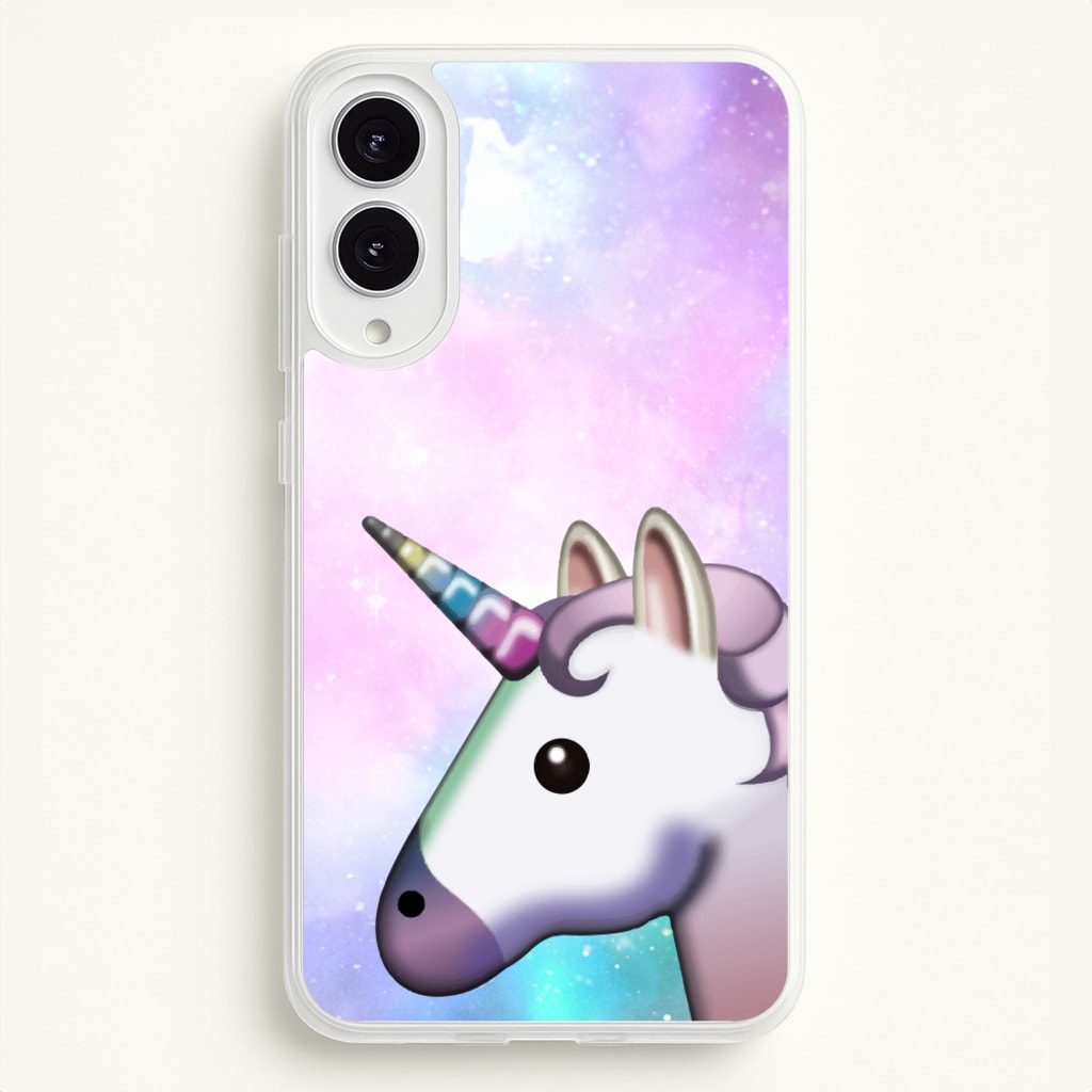 Galaxy Unicorn Pattern - Tumblr - Phone Case for Galaxy S25 Edge