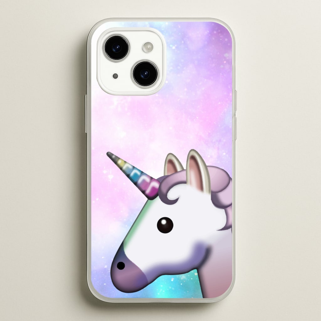 Galaxy Unicorn Pattern - Tumblr - Phone Case for iPhone 14 Plus