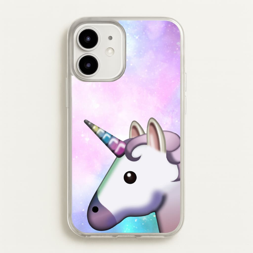 Galaxy Unicorn Pattern - Tumblr - Phone Case for iPhone 12 Mini