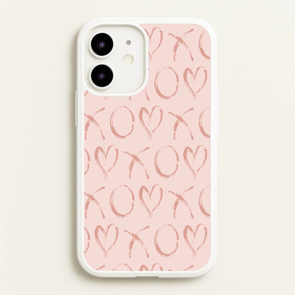 Valentine's Day Pattern - Valentine's Day Phone Case for iPhone 12 Mini