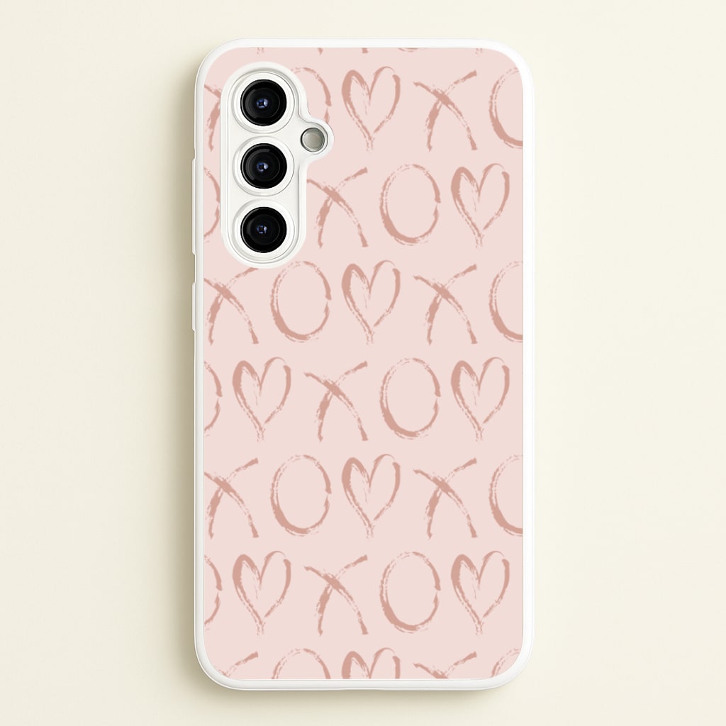 Valentine's Day Pattern - Valentine's Day Phone Case for Galaxy A54