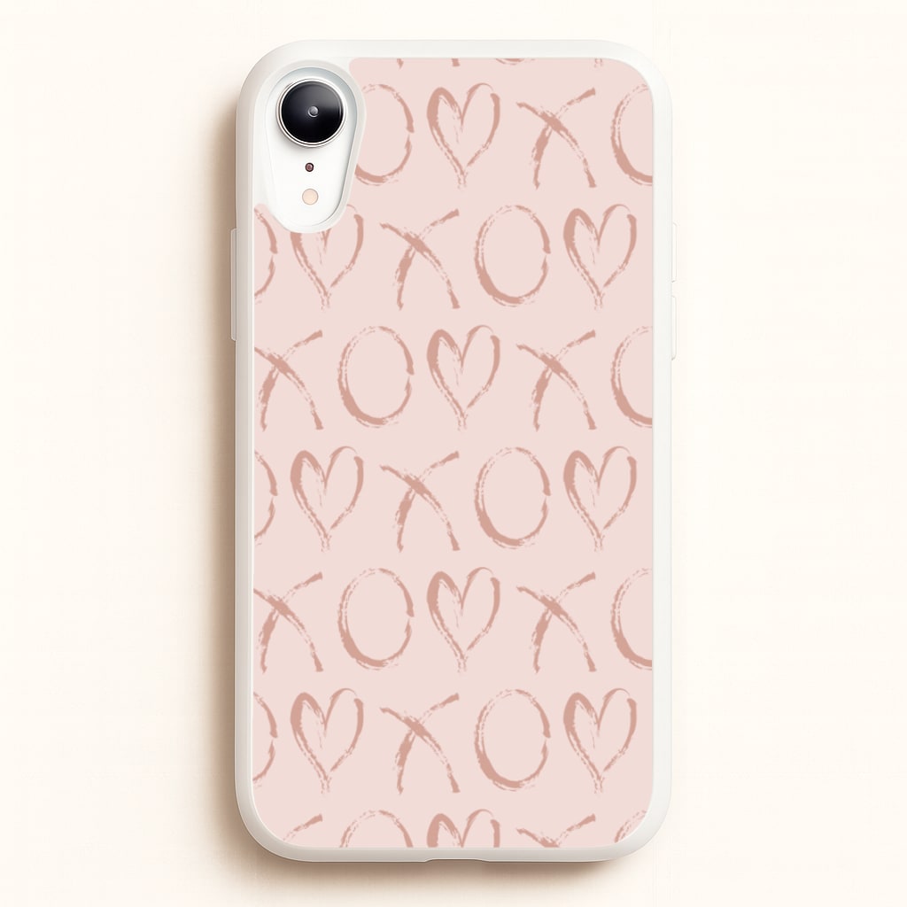 Valentine's Day Pattern - Valentine's Day Phone Case for iPhone XR