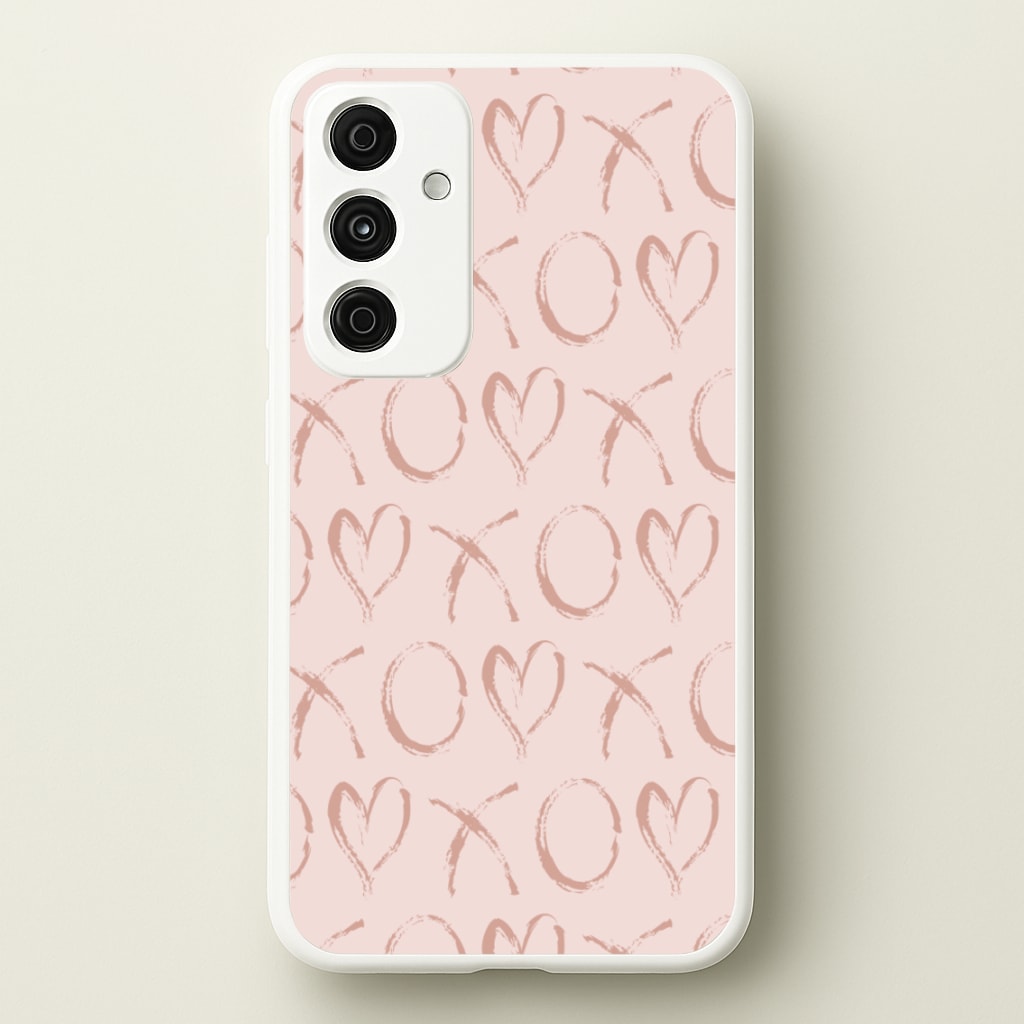 Valentine's Day Pattern - Valentine's Day Phone Case for Galaxy A55