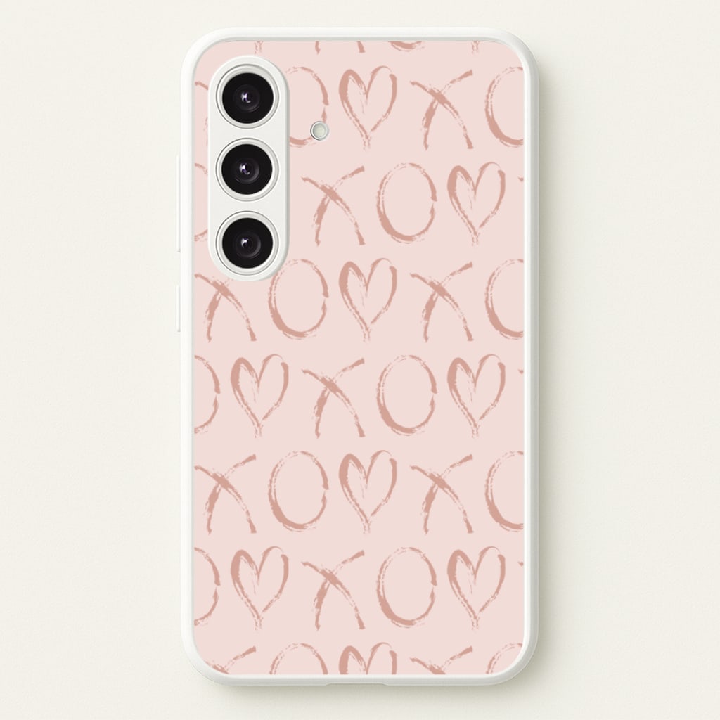 Valentine's Day Pattern - Valentine's Day Phone Case for Galaxy S24FE