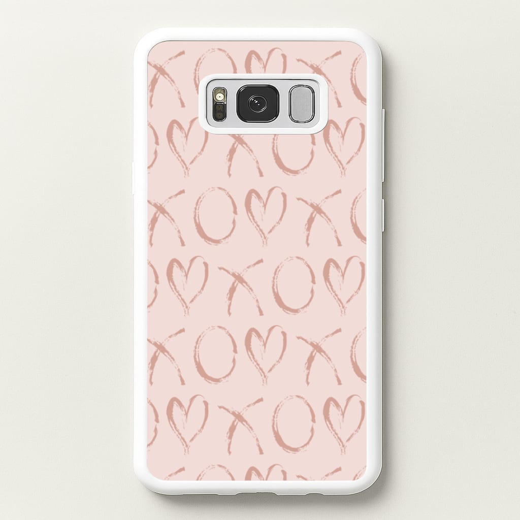Valentine's Day Pattern - Valentine's Day Phone Case for Galaxy S8 Plus