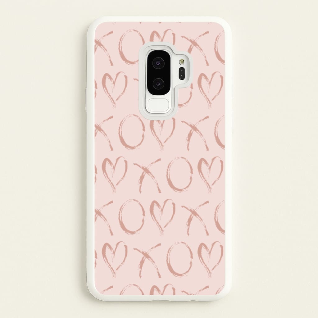 Valentine's Day Pattern - Valentine's Day Phone Case for Galaxy S9 Plus