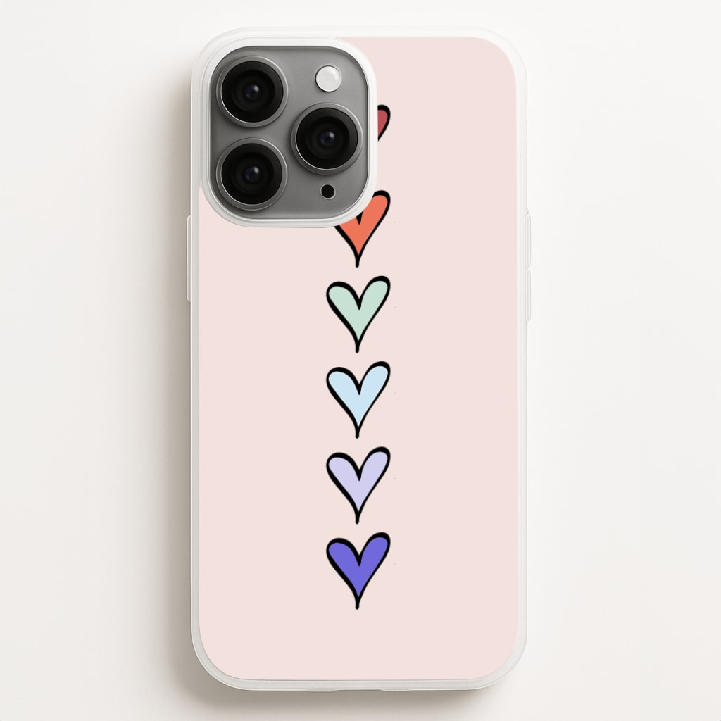 Love Heart Line - Valentine's Day Phone Case for iPhone 12 Pro Max