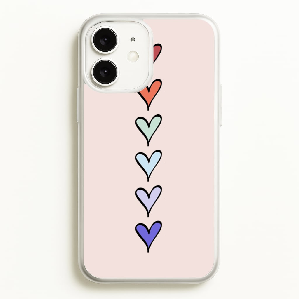 Love Heart Line - Valentine's Day Phone Case for iPhone 11