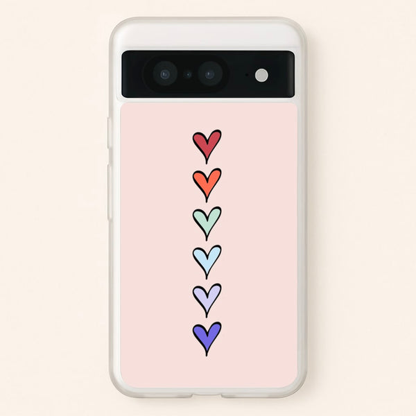 Love Heart Line - Valentine's Day Phone Case for Google Pixel 8