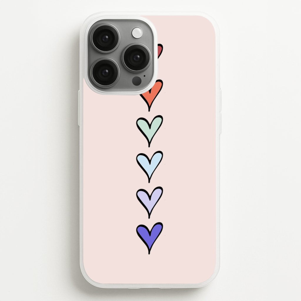 Love Heart Line - Valentine's Day Phone Case for iPhone 13 Pro Max