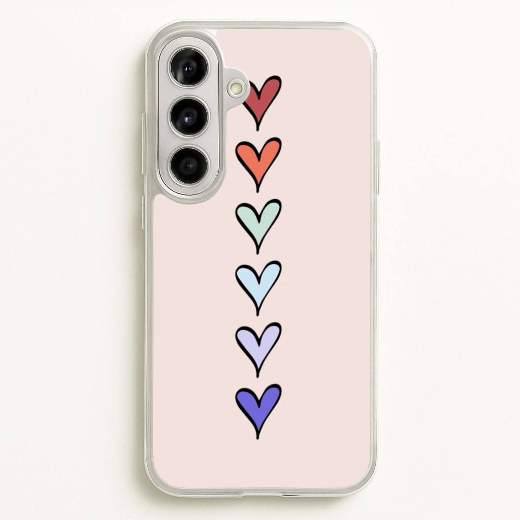 Love Heart Line - Valentine's Day Phone Case for Galaxy A56