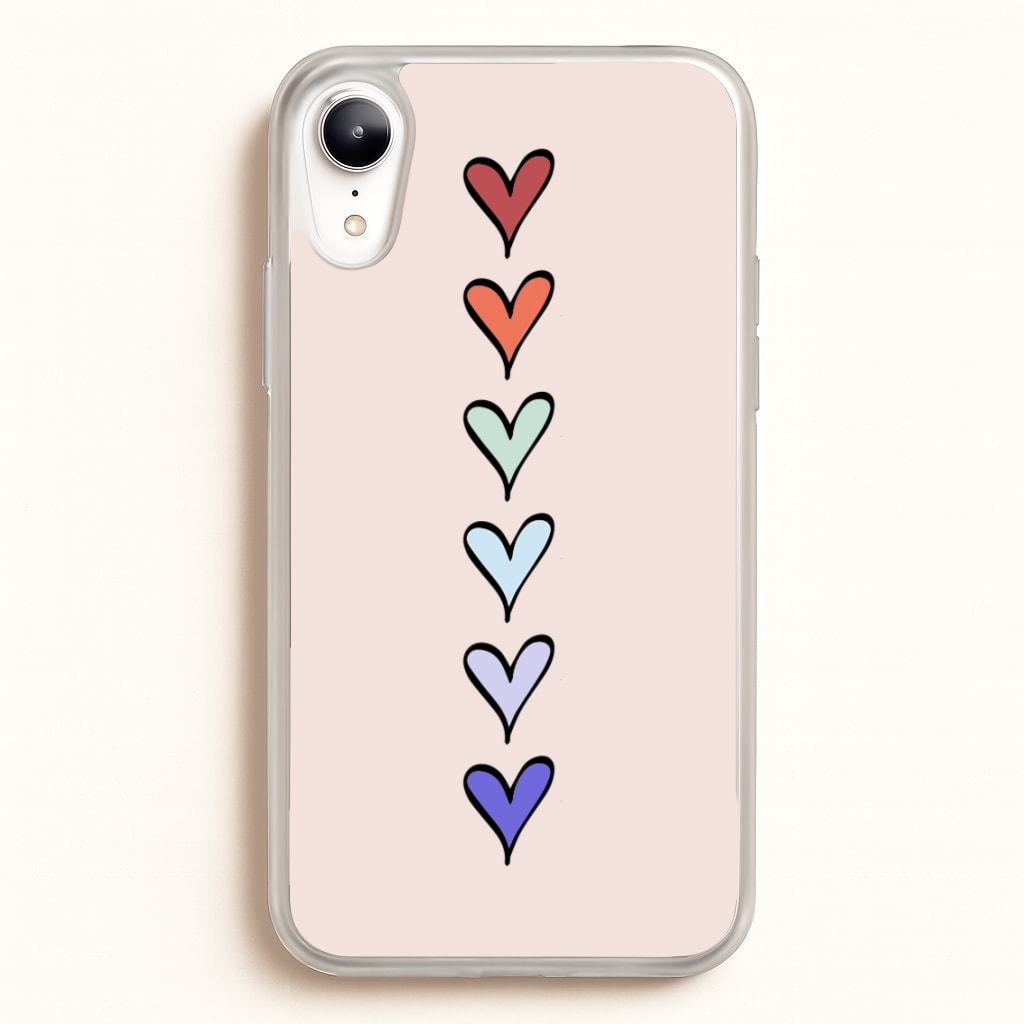 Love Heart Line - Valentine's Day Phone Case for iPhone XR