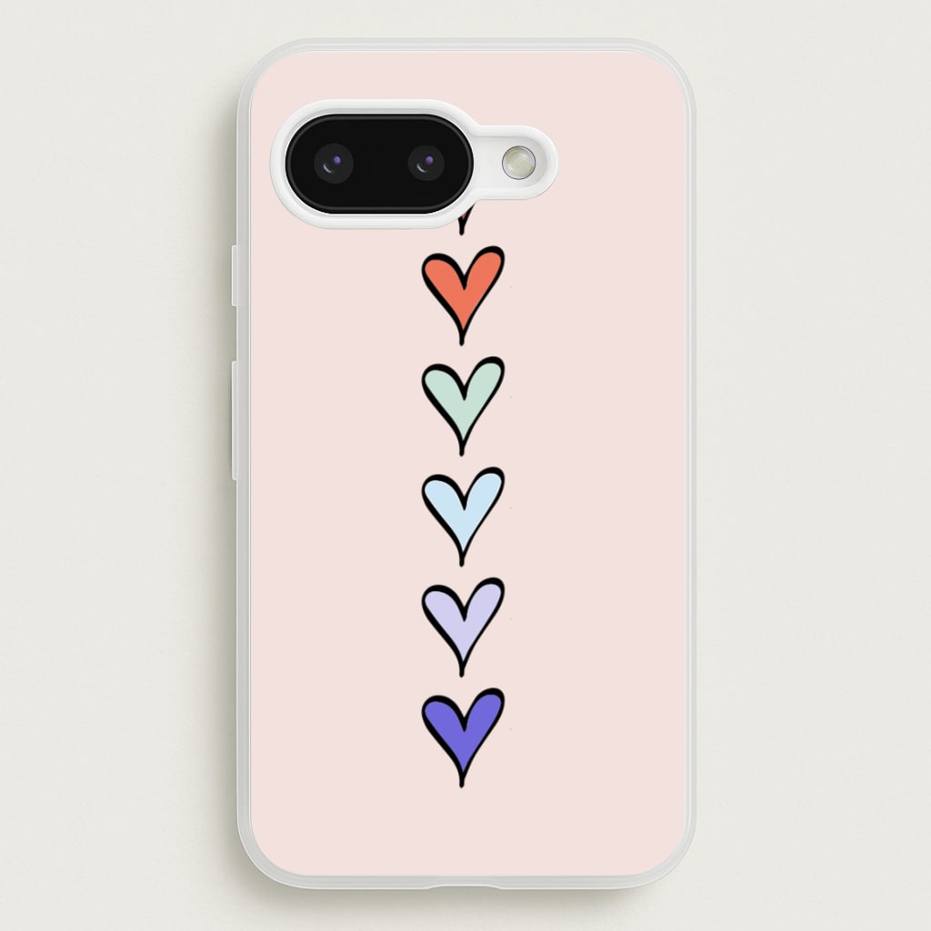 Love Heart Line - Valentine's Day Phone Case for Google Pixel 9a