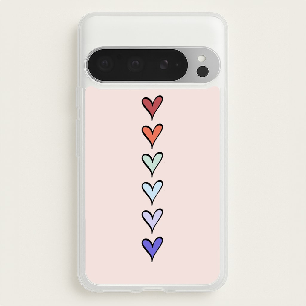 Love Heart Line - Valentine's Day Phone Case for Google Pixel 9 Pro XL