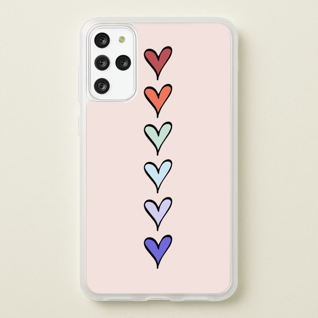 Love Heart Line - Valentine's Day Phone Case for Galaxy S20 Plus
