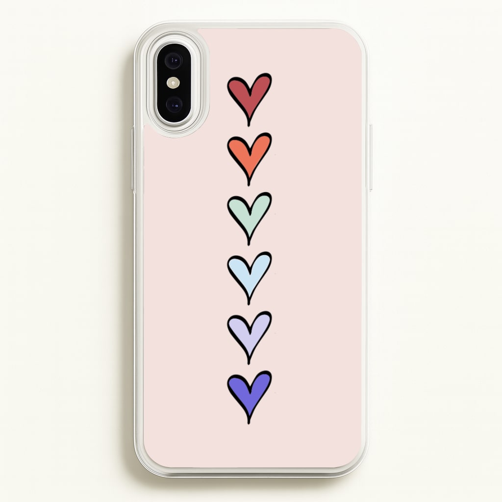 Love Heart Line - Valentine's Day Phone Case for iPhone XS Max