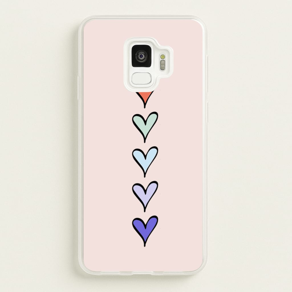 Love Heart Line - Valentine's Day Phone Case for Galaxy S9