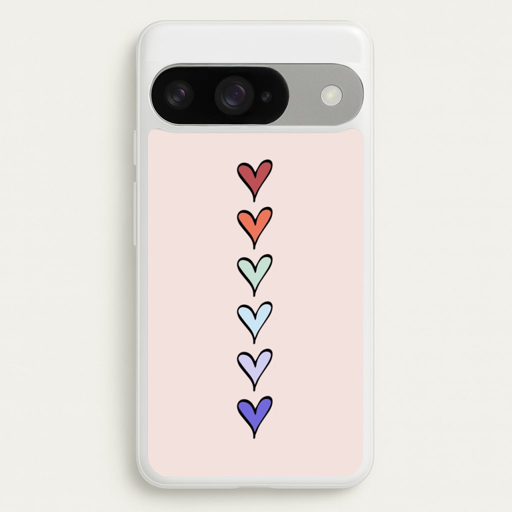 Love Heart Line Phone Case for Google Pixel 10 / 10 Pro