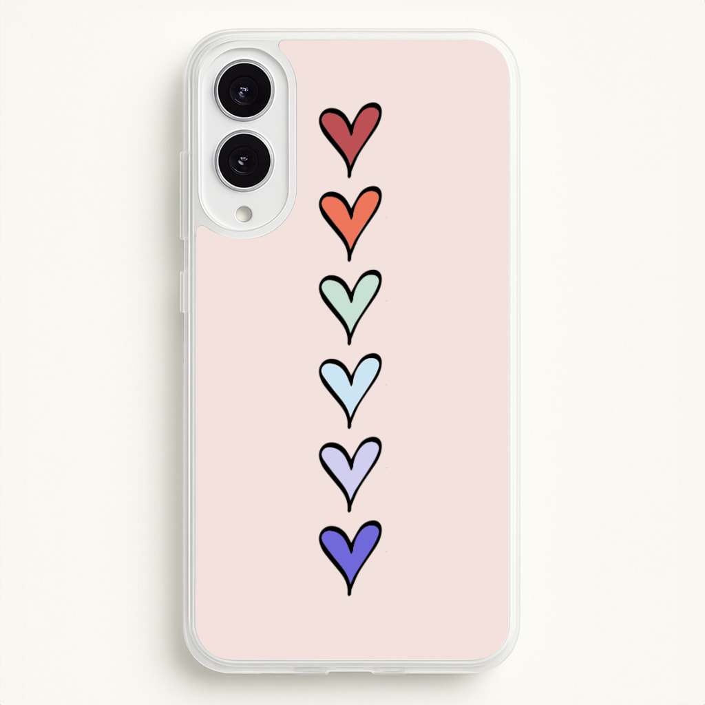 Love Heart Line - Valentine's Day Phone Case for Galaxy S25 Edge
