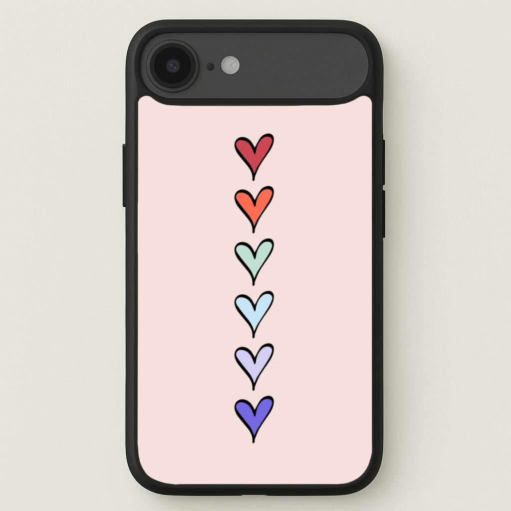 Love Heart Line Phone Case for iPhone 17 Air