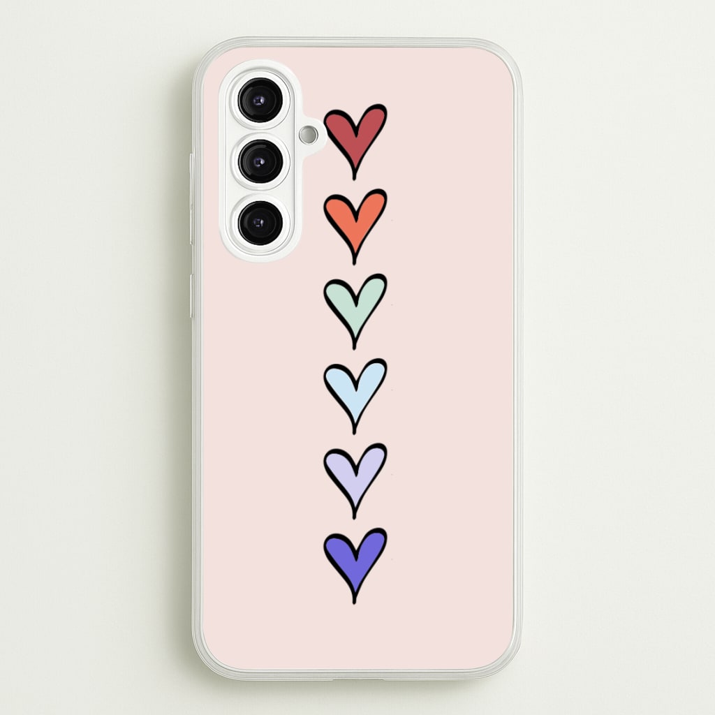 Love Heart Line - Valentine's Day Phone Case for Galaxy A16