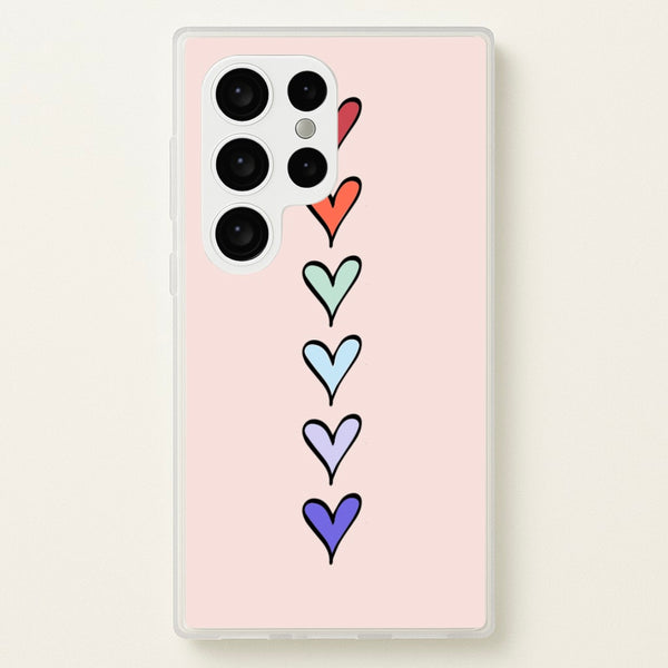 Love Heart Line - Valentine's Day Phone Case for Galaxy S24 Ultra