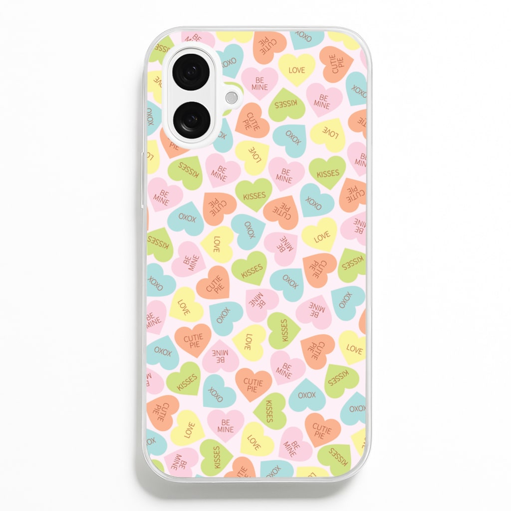 Love Hearts- Valentine's Day - Valentine's Day Phone Case for iPhone 16 Plus