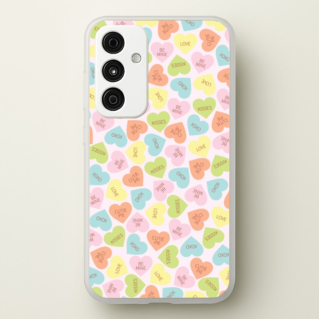 Love Hearts- Valentine's Day - Valentine's Day Phone Case for Galaxy A55