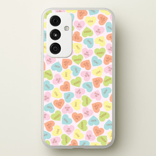 Love Hearts- Valentine's Day - Valentine's Day Phone Case for Galaxy A35