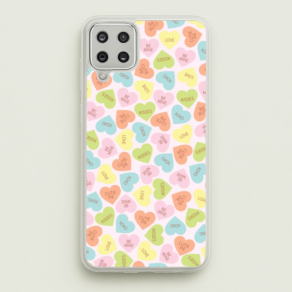 Love Hearts- Valentine's Day - Valentine's Day Phone Case for Galaxy A12