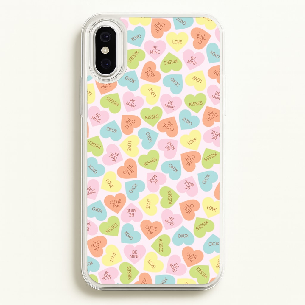 Love Hearts- Valentine's Day - Valentine's Day Phone Case for iPhone XS Max