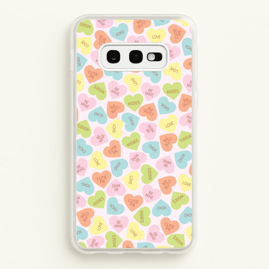 Love Hearts- Valentine's Day - Valentine's Day Phone Case for Galaxy S10e