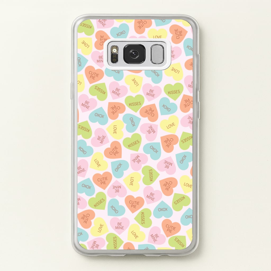 Love Hearts- Valentine's Day - Valentine's Day Phone Case for Galaxy S8