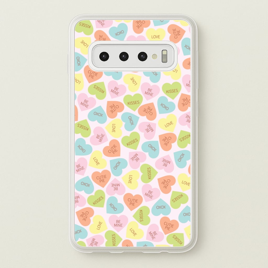 Love Hearts- Valentine's Day - Valentine's Day Phone Case for Galaxy S10