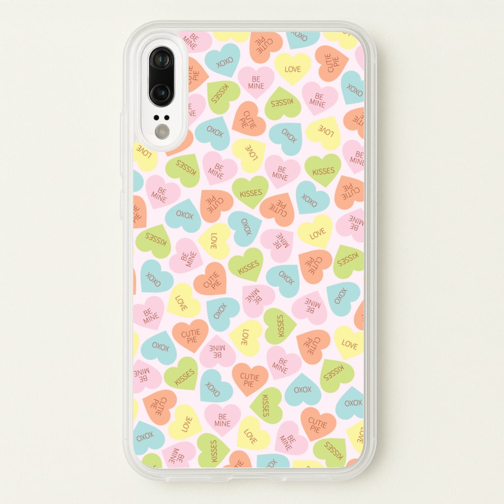 Love Hearts- Valentine's Day - Valentine's Day Phone Case for Huawei P20