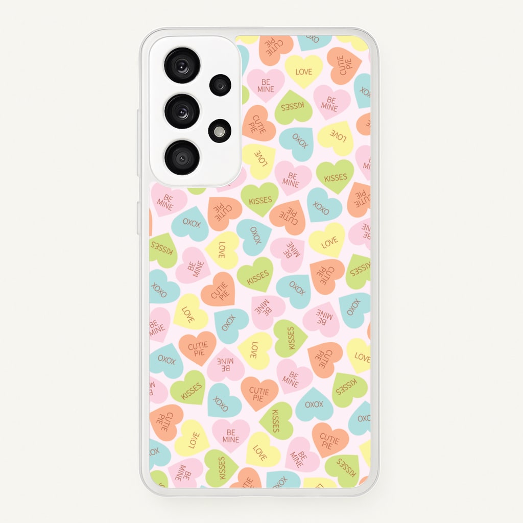 Love Hearts- Valentine's Day - Valentine's Day Phone Case for Galaxy A53