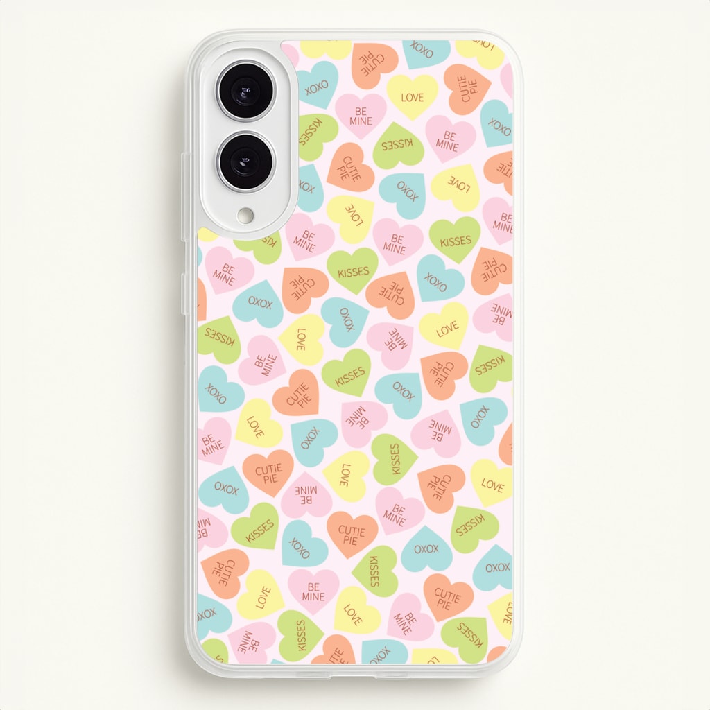 Love Hearts- Valentine's Day - Valentine's Day Phone Case for Galaxy S25 Edge