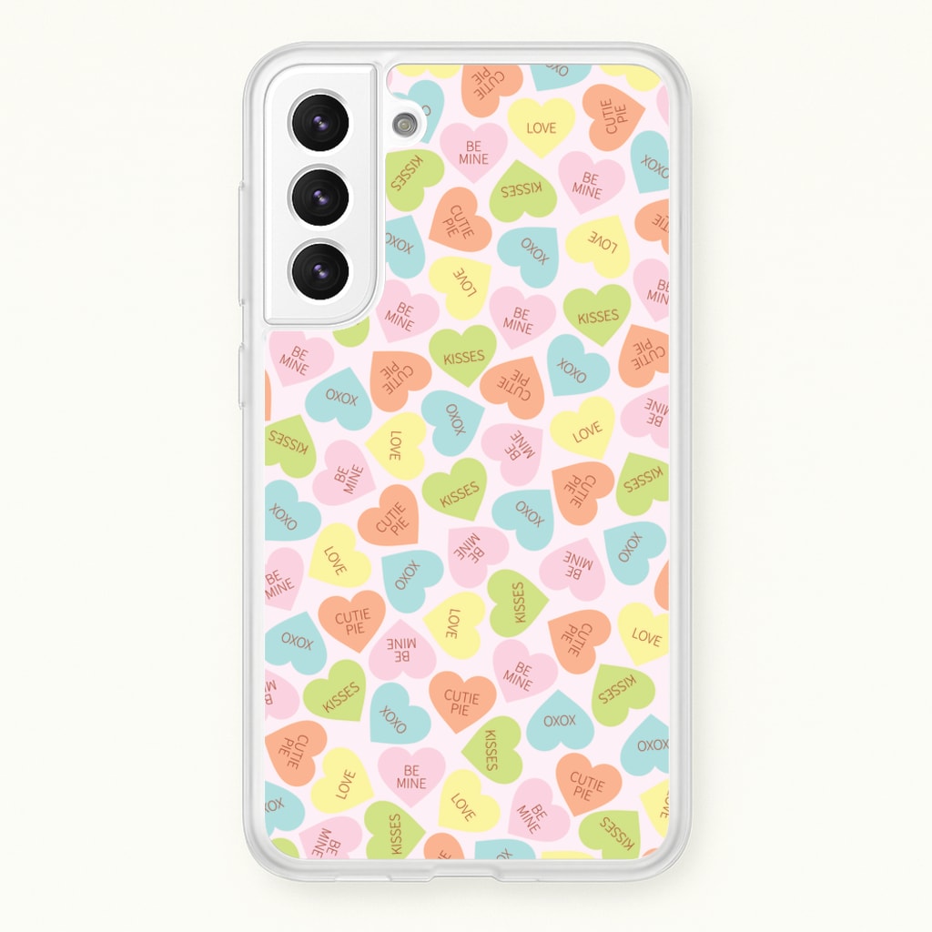 Love Hearts- Valentine's Day - Valentine's Day Phone Case for Galaxy S21FE