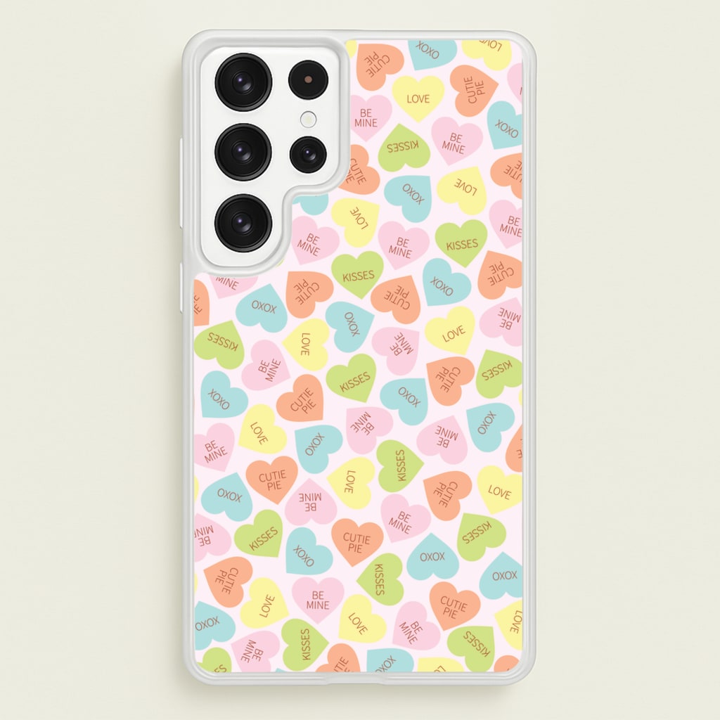 Love Hearts- Valentine's Day - Valentine's Day Phone Case for Galaxy S22 Ultra