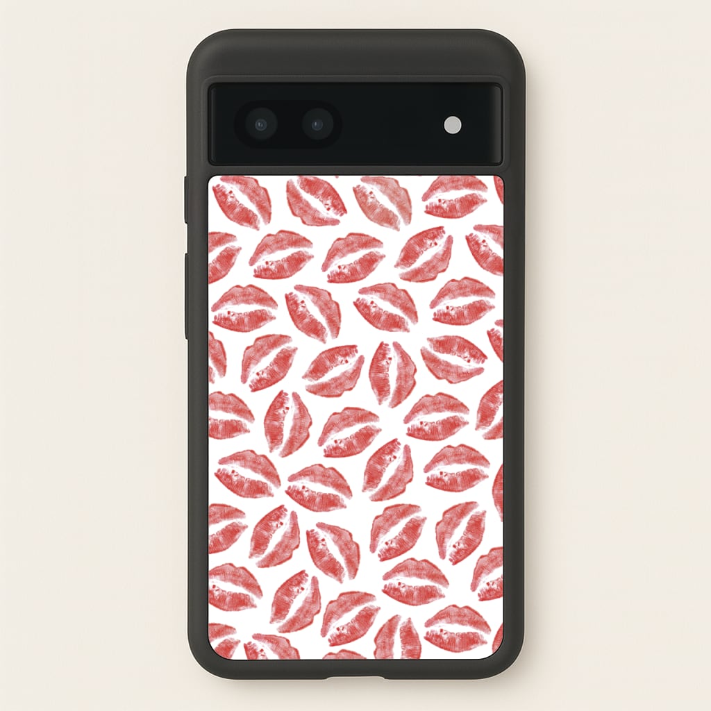 Kisses - Valentine's Day - Valentine's Day Phone Case for Google Pixel 7a