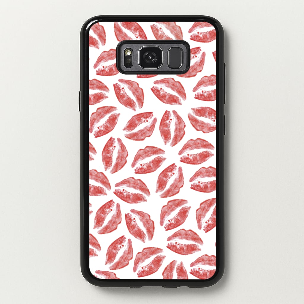 Kisses - Valentine's Day - Valentine's Day Phone Case for Galaxy S8