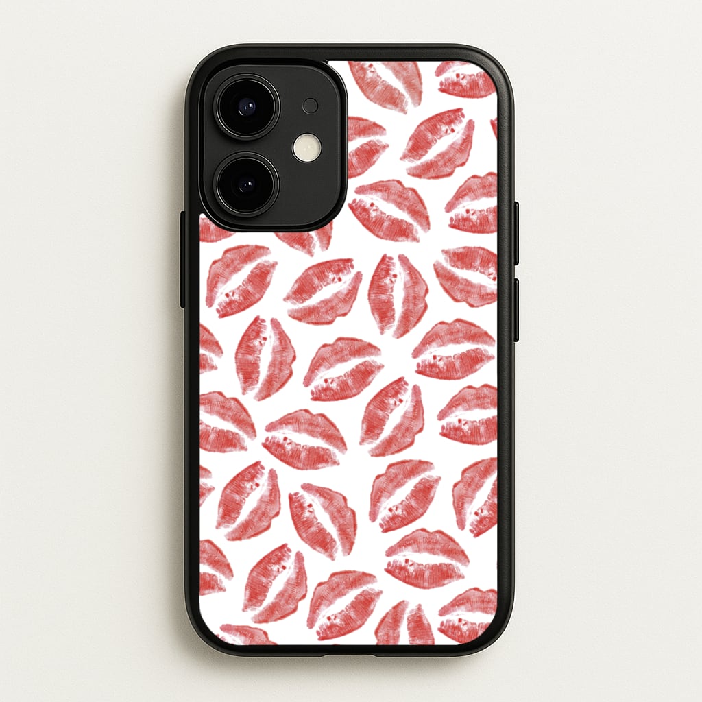 Kisses - Valentine's Day - Valentine's Day Phone Case for iPhone 12 Mini