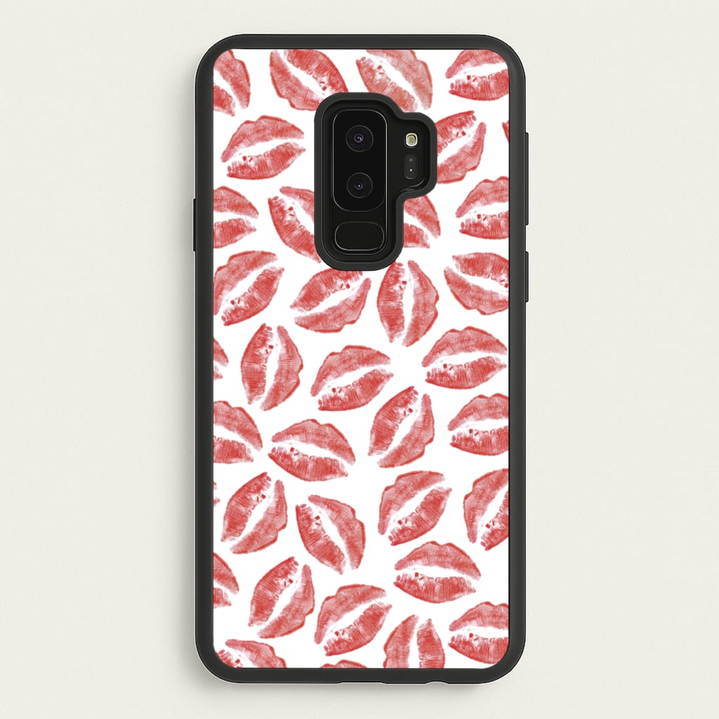 Kisses - Valentine's Day - Valentine's Day Phone Case for Galaxy S9 Plus
