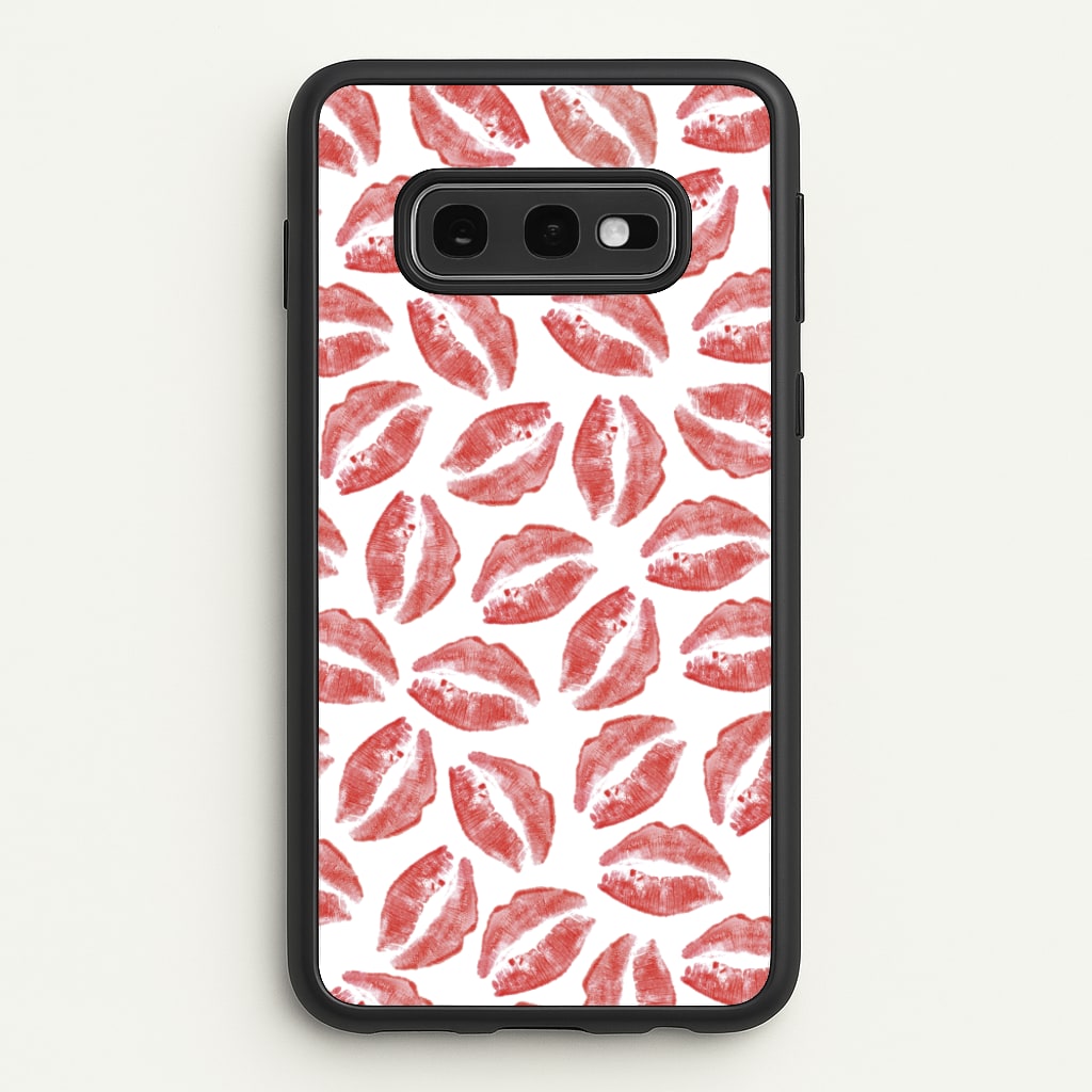 Kisses - Valentine's Day - Valentine's Day Phone Case for Galaxy S10e