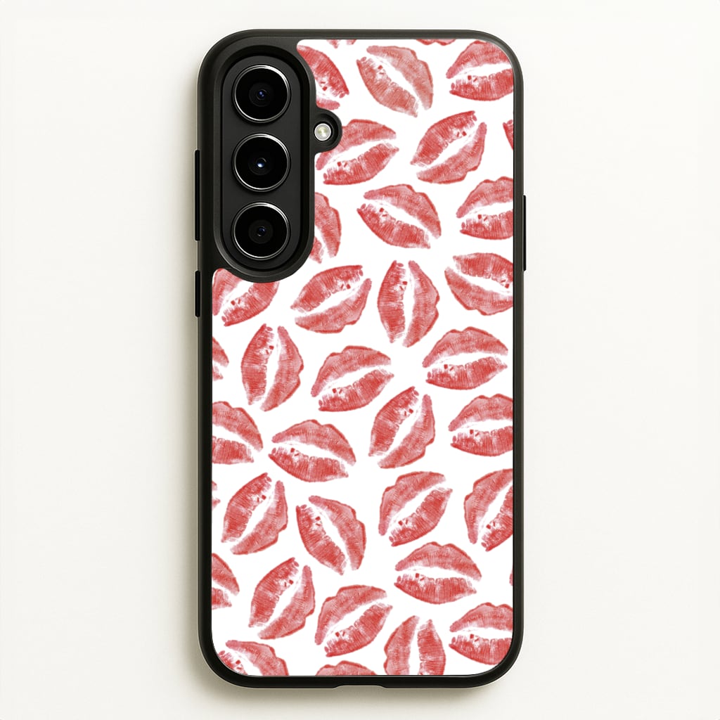 Kisses - Valentine's Day - Valentine's Day Phone Case for Galaxy A56