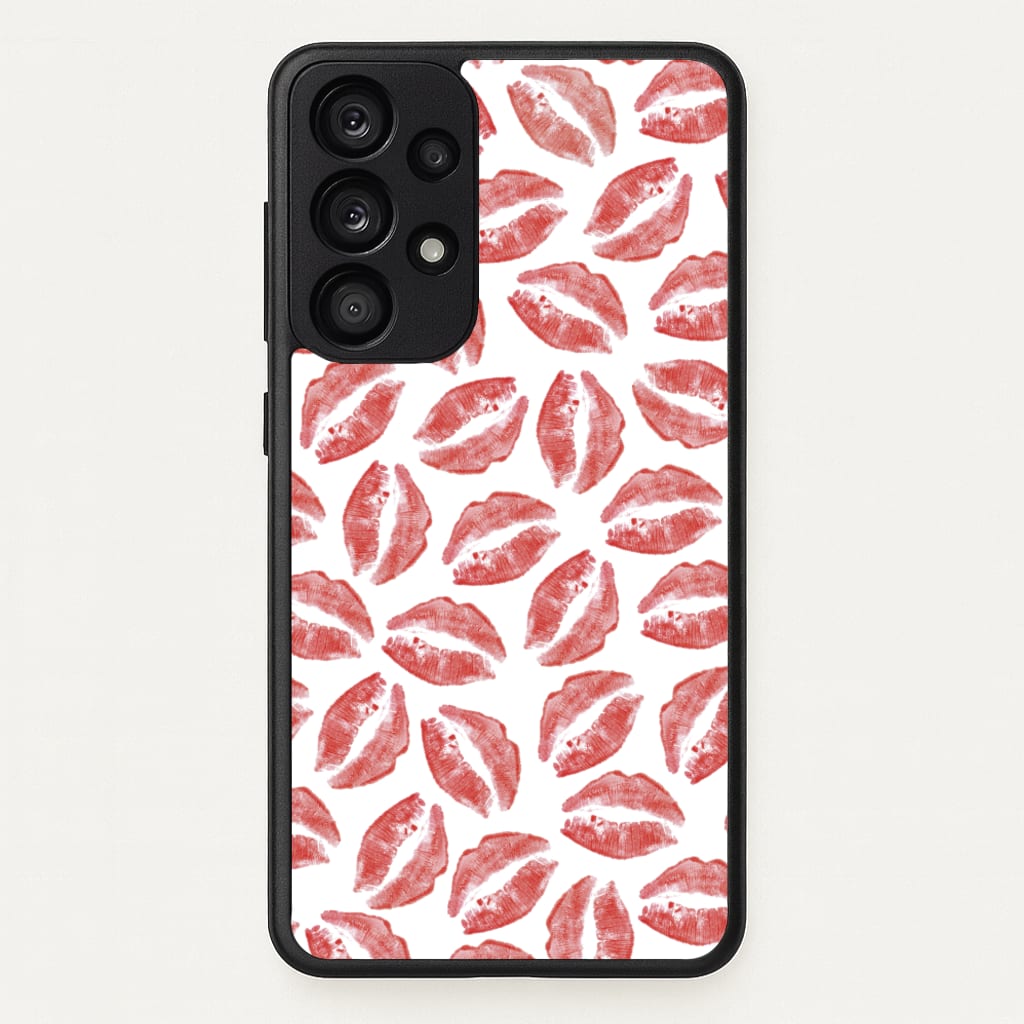 Kisses - Valentine's Day - Valentine's Day Phone Case for Galaxy A53