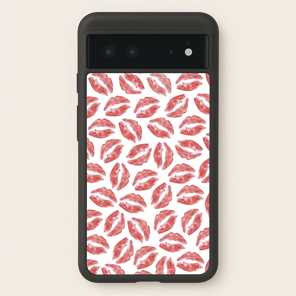 Kisses - Valentine's Day - Valentine's Day Phone Case for Google Pixel 6