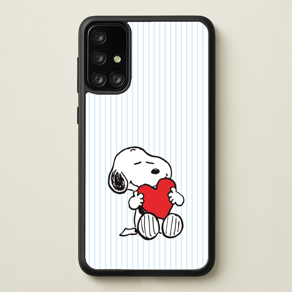 Snoopy - Valentine's Day - Valentine's Day Phone Case for Galaxy A71